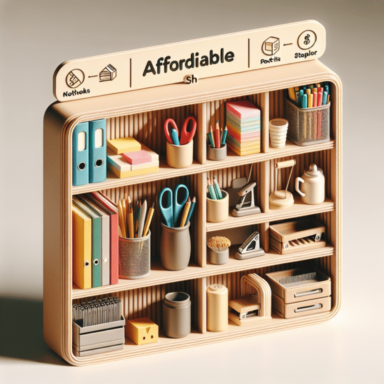 estante pequena e barata para organizar seu escritório