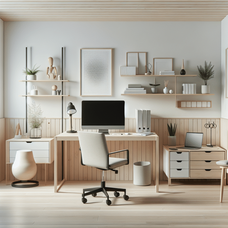 decoração minimalista: como transformar seu escritório sem gastar muito