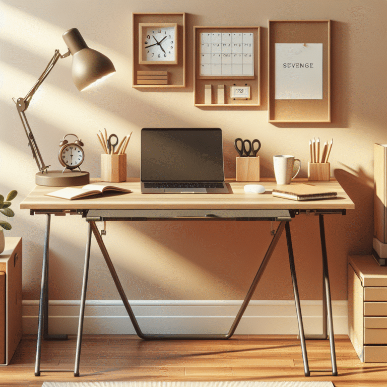 mesa dobrável: uma solução prática para o home office