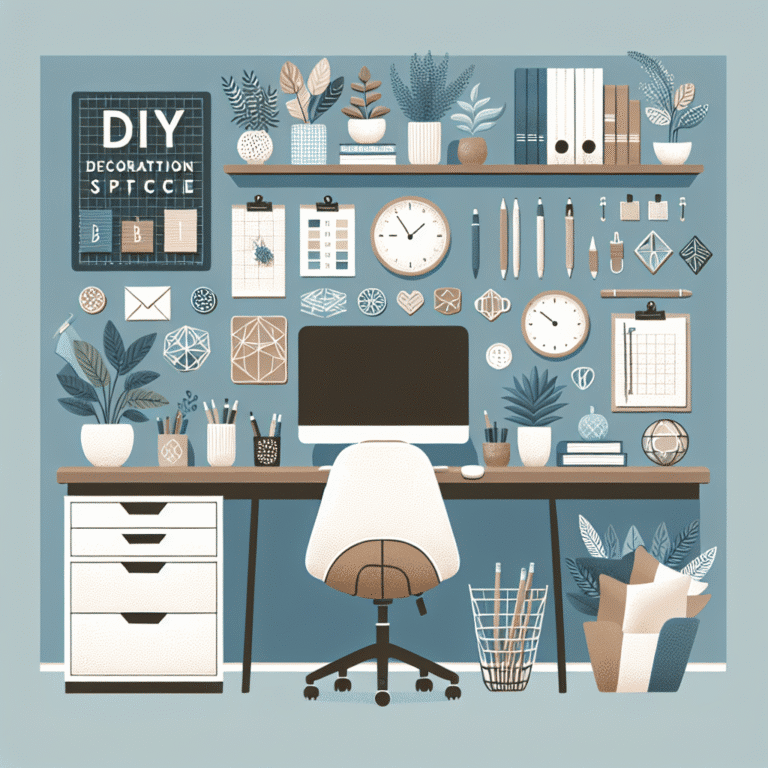 dicas práticas de decoração DIY para o seu espaço de trabalho