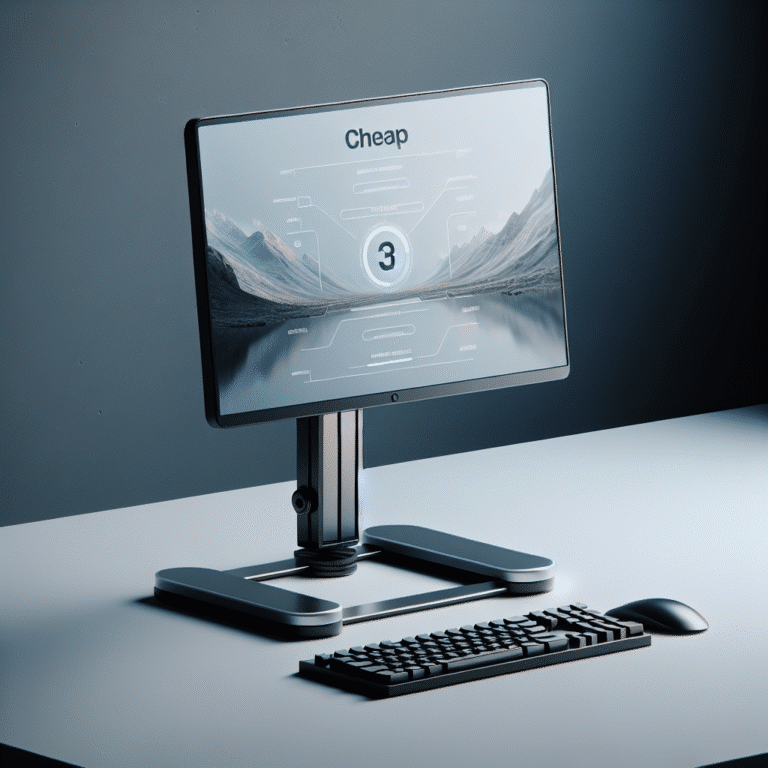 como encontrar suportes de monitor baratos e eficientes