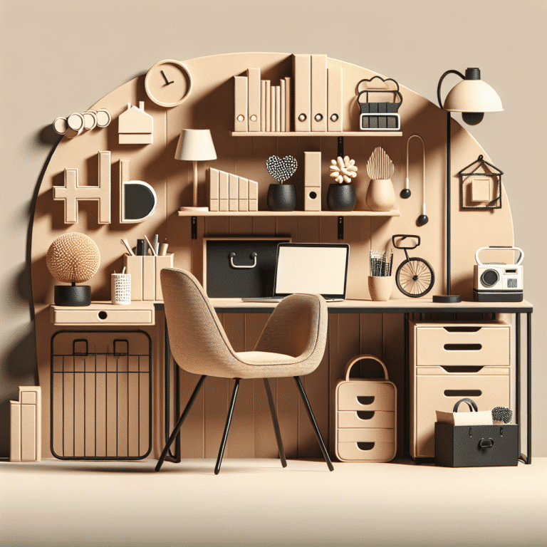 móveis acessíveis para montar um home office funcional